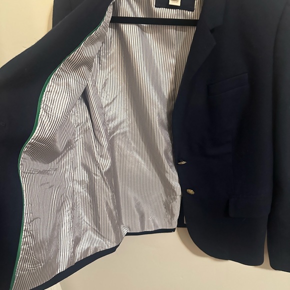 J. Crew Schoolboy Classic Navy Blazer with Gold Buttons - Picture 8 of 9